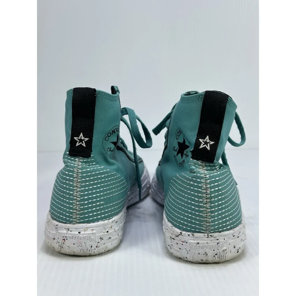 Converse Chuck Taylor All Star Turquoise High Top Sneakers Lace Up M 8 W 10 - Picture 7 of 14